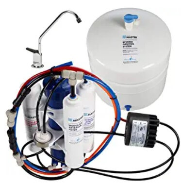 Home Master TMAFC-ERP Artesian Full Contact Undersink Reverse Osmosis Water Filter System , White