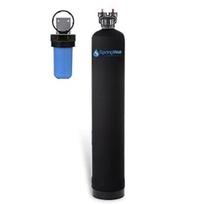 SpringWell Futuresoft Salt Free Water Softener (1-3 Bathrooms) - Whole House Water Conditioner & Descaler