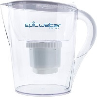 Epic Pure Water Filter Pitchers for Drinking Water, 10 Cup 150 Gallon Long Last Filter, Tritan BPA Free, Removes Fluoride, Chlorine, Lead, PFAS, PFOA