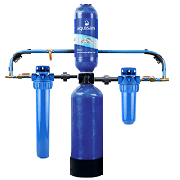 Aquasana Whole House Water Filter System - Carbon & KDF Home Water Filtration - Filters Sediment & 97% Of Chlorine - 1,000,000 Gl - EQ-1000