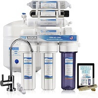 NU Aqua Platinum Series 7 Stage Alkaline and UV Ultraviolet 100GPD RO System