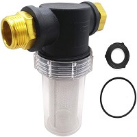 LOVHO Sediment Filter Attachment Garden Hose Pressure Washer Outdoor Gardening Inlet Water (40 Mesh Screen)