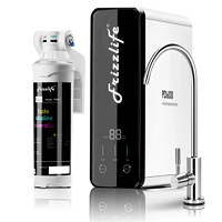 Frizzlife RO Reverse Osmosis Water Filtration System - 600 GPD High Flow, Tankless, Reduce TDS, Compact, Alkaline Mineral PH, 1.5:1 Drain Ratio, USA Tech Support, PD600-TAM3
