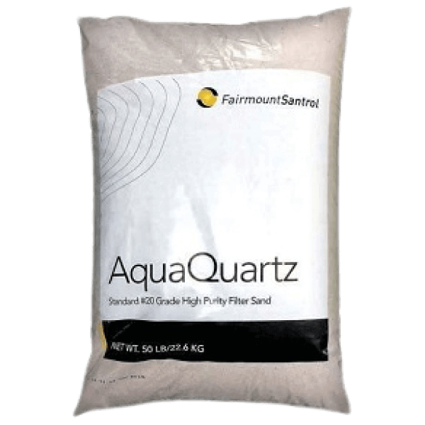 FairmountSantrol AquaQuartz-50 Pool Filter 20-Grade Silica Sand 50 Pounds, White