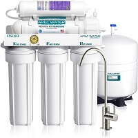 APEC Water Systems ROES-PH75 Essence Series Top Tier Alkaline Mineral pH+ 75 GPD 6-Stage Certified Ultra Safe Reverse Osmosis Drinking Water Filter System